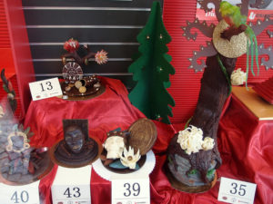 チョコレートの彫刻コンテスト